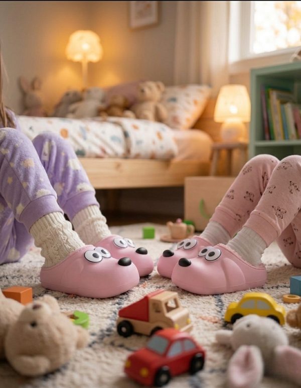 Pantufla COLITA ROSADO