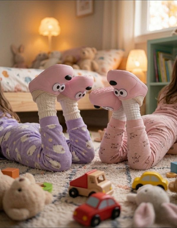Pantufla COLITA ROSADO