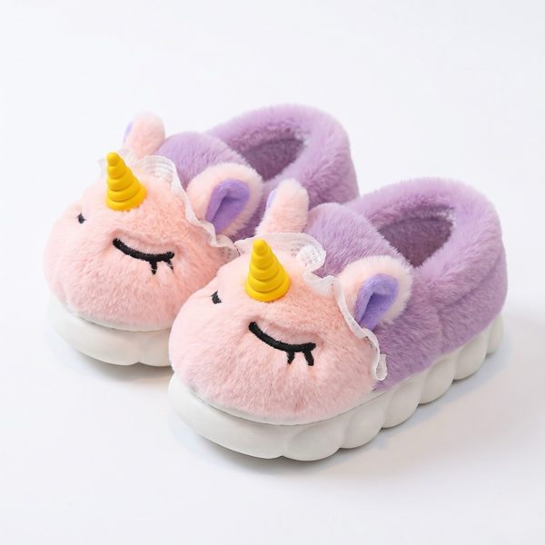 Pantuflas UNICORNIO Lila