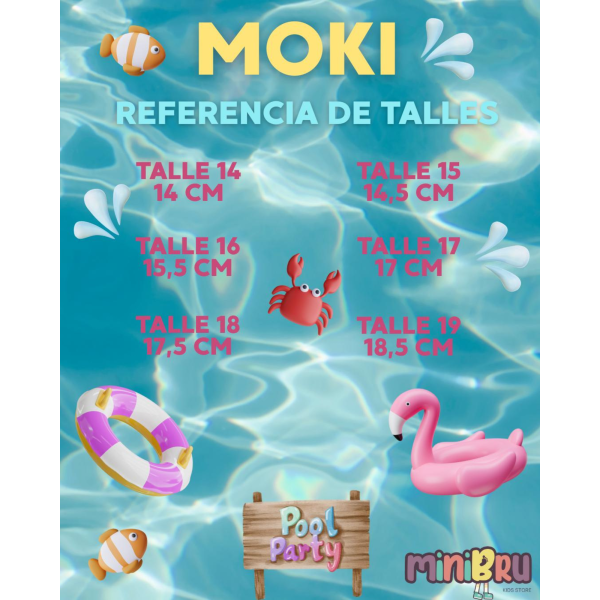 Sandalias MOKI Rosado