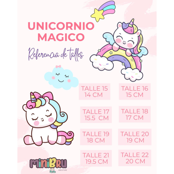 Sandalias UNICORNIO MÁGICO