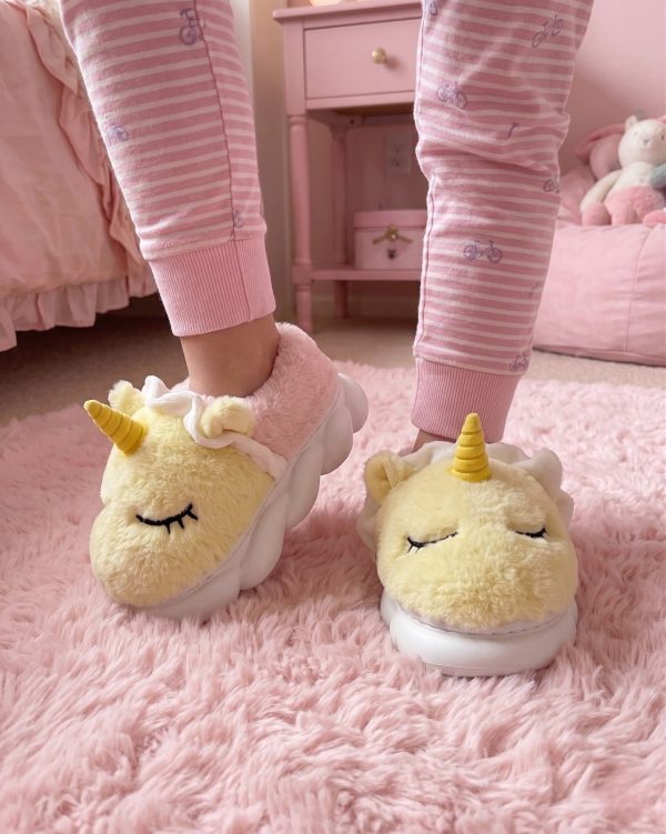 Pantuflas UNICORNIO Rosa