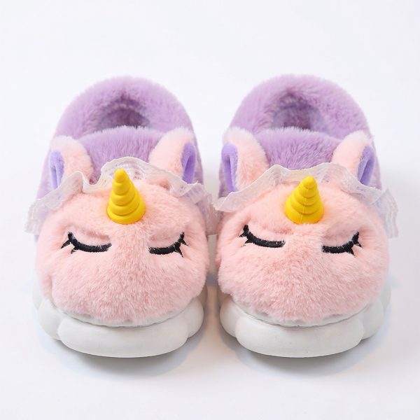 Pantuflas UNICORNIO Lila