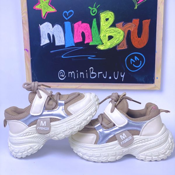 Championes niña VIBRA Marrón