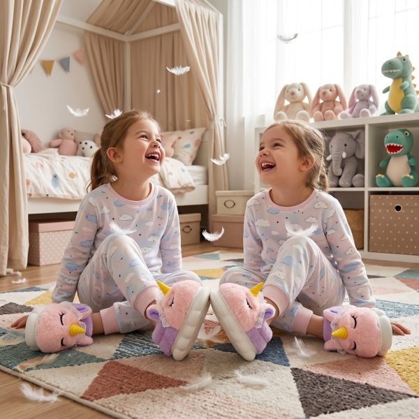 Pantuflas UNICORNIO Lila