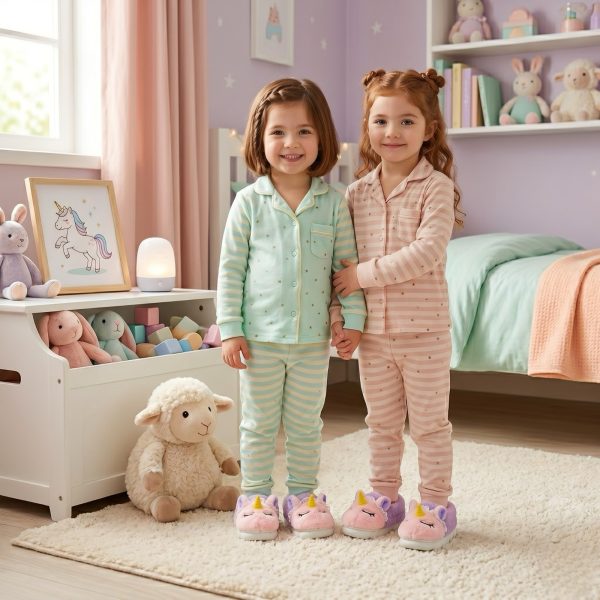 Pantuflas UNICORNIO Lila