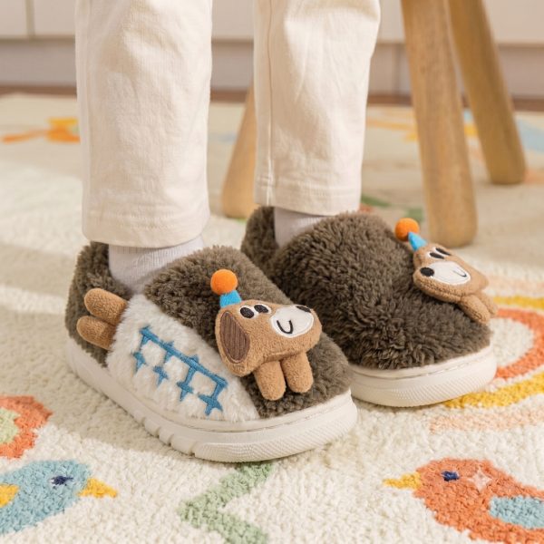Pantuflas Salchi Marrón